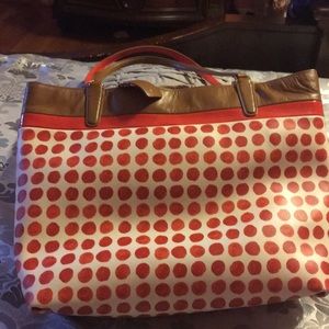 Coach Printed Dot Coral